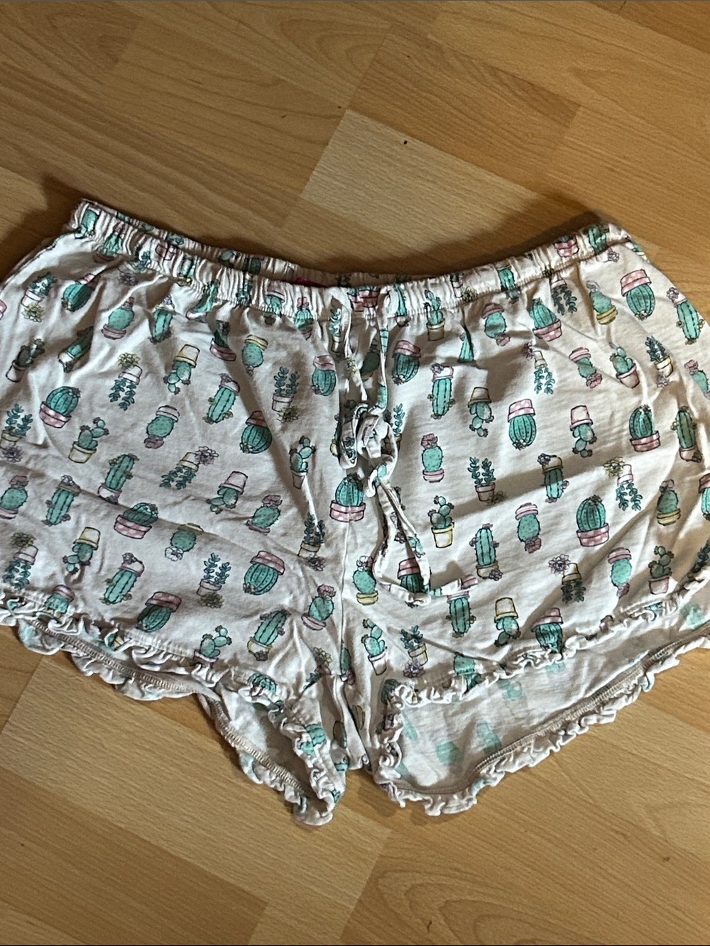 Charisma Cactus-Print Pajama Shorts